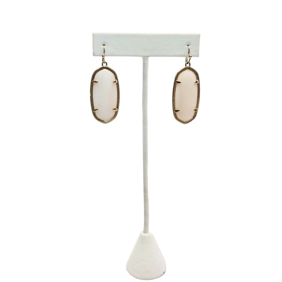 KENDRA SCOTT‎ Elle Gold Drop Earring in White - Picture 1 of 2